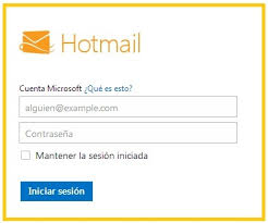 Hotmail iniciar